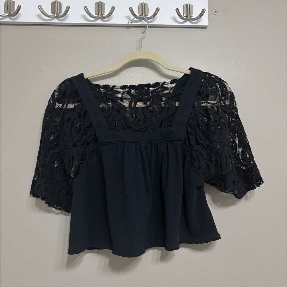 Free People Catalina lace Crop Top. Womens size XS